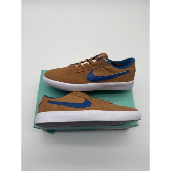 New Nike SB Heritage Vulc Shoes Mens Size 9.5 Brown Blue Skate CD5010 200 main image 8